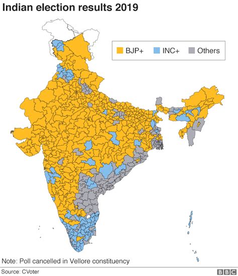 Results of the 2019 Indian general election 